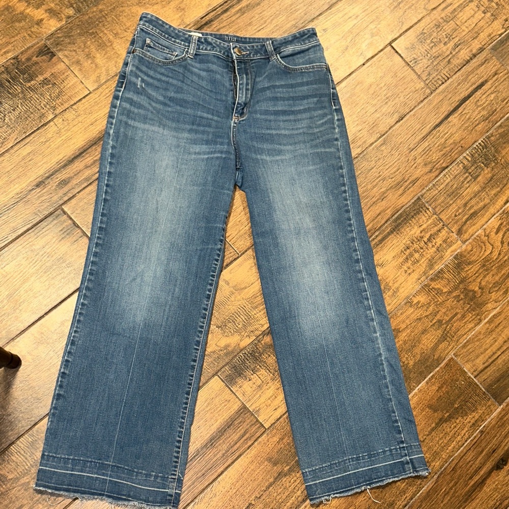 a.n.a Flare Wide-Leg Jeans in Blue